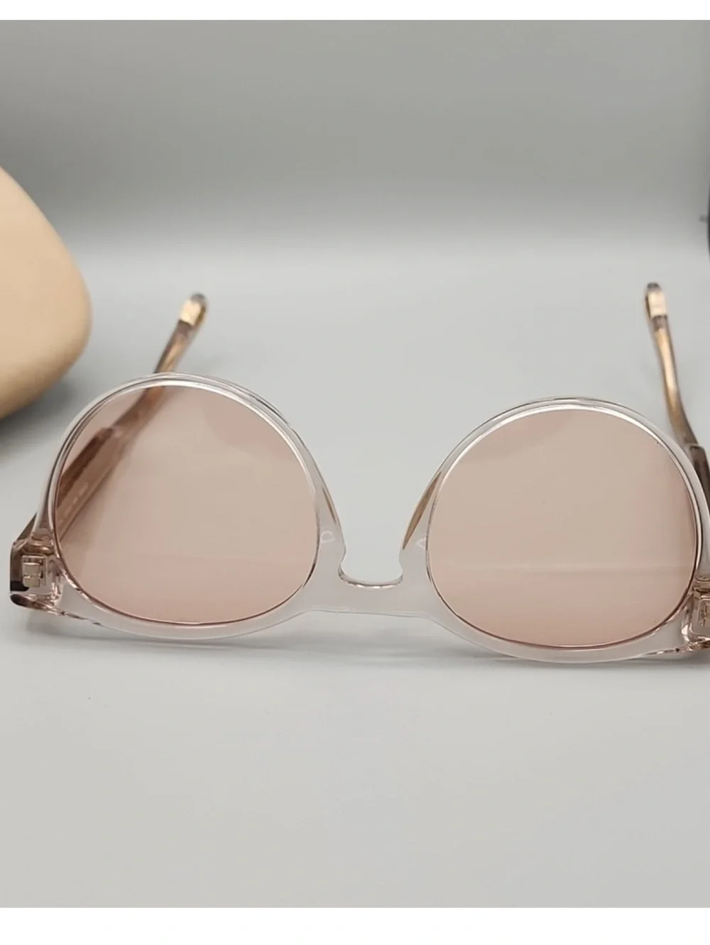 Chloe | CE753S Champagne Round Sunglasses